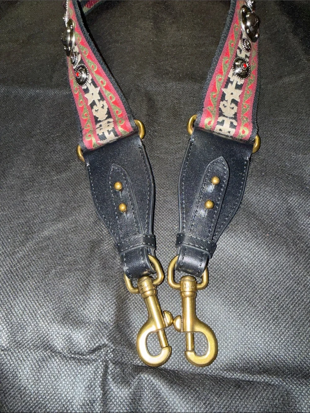 Christian Dior Patterned Bag Strap